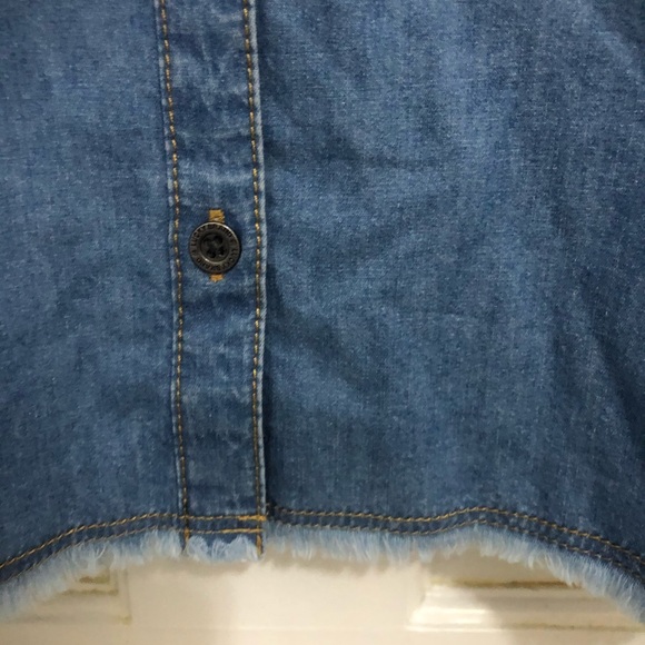 LUCKY BRAND girls Rosalind embroidered denim top - Picture 8 of 8